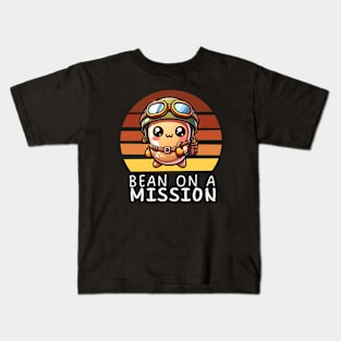 BEAN ON A MISSION Kids T-Shirt